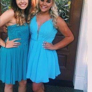 Light blue mini dress